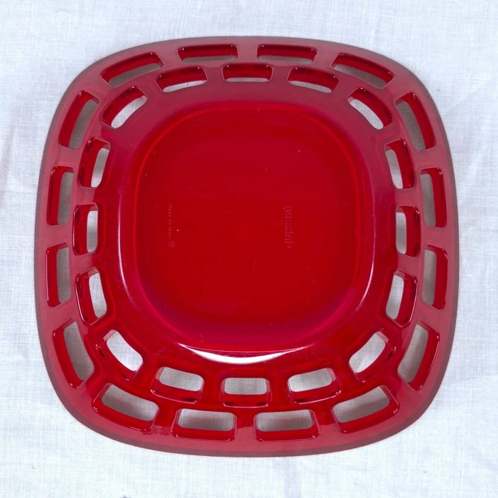 Guzzini Bicolored Modernist Bread Basket